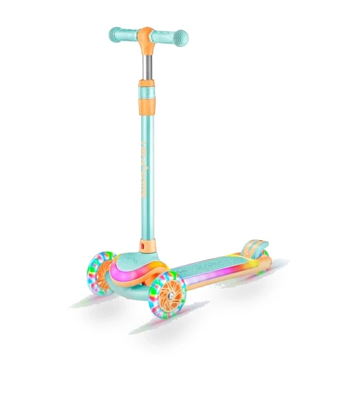 3-Wheel Kids Scooter with Multi-Color Lights — Pedal Cars, Lifemaster