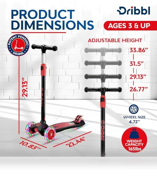 3-Wheel Kids Scooter — Electric Vehicles, Dribbl