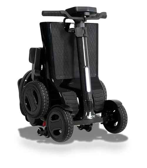 Carbon 4-Wheel Folding Travel Mobility Scooter — Mobility Scooters, Pride Mobility