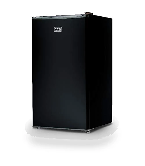 Compact Refrigerator Energy Star Single Door Mini Fridge with Freezer — Mini Fridges, BLACK+DECKER
