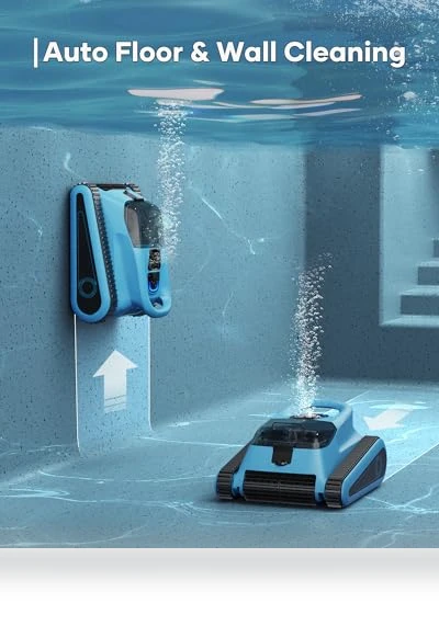 Cordless Pool Vacuum Robot — Automated Pool Maintenance, HISION