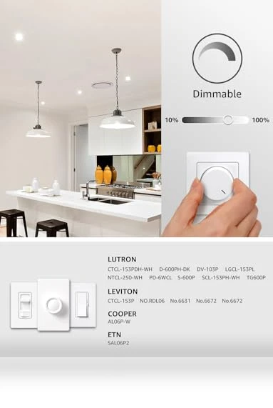Dimmable LED Light Bulbs — LED, Lepro
