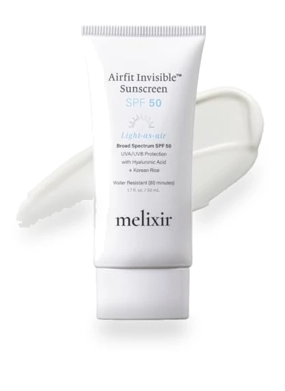 Invisible Sunscreen SPF 50 — Face Tan Enhancers, Melixir
