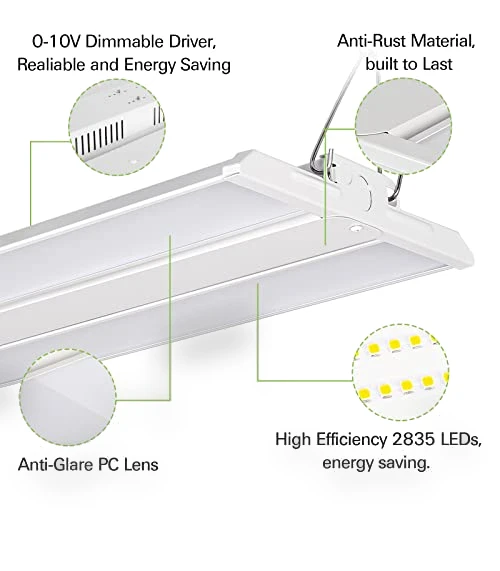 LED Linear High Bay Shop Light — Bay Lighting, Hykolity