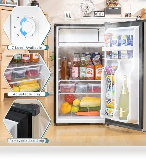 Mini Fridge with Freezer — Mini Fridges, Manastin