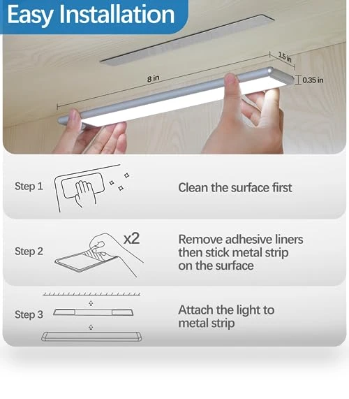 Motion Sensor Under Cabinet Lights — Step Lights, YLXS