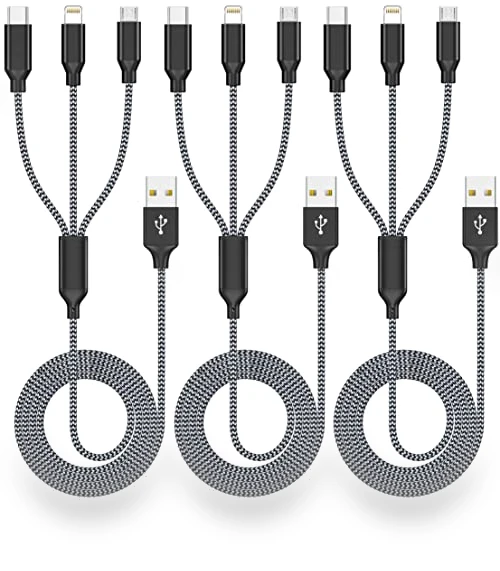 Multi Charging Cable 3Pack — Cables, Xnewcable
