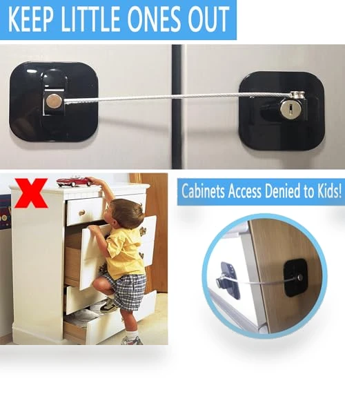 Refrigerator Lock — Cabinet Safety Solutions, YEYA