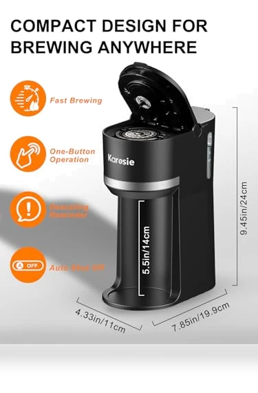 Single Serve Coffee Maker — Brewing Excellence, Karosie