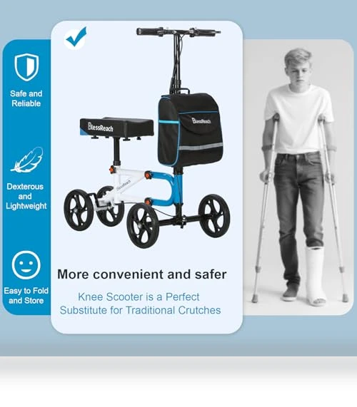 Steerable Knee Walker — Knee Braces, BlessReach