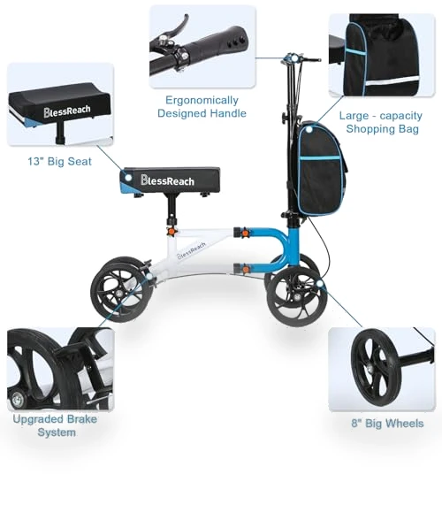 Steerable Knee Walker — Knee Braces, BlessReach