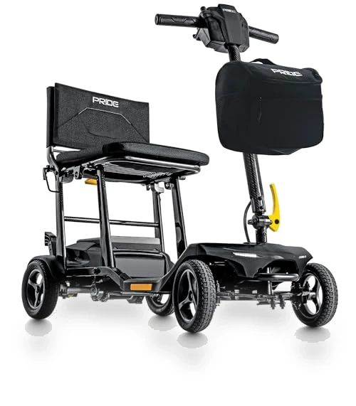 Super Portable 4-Wheel Folding Travel Mobility Scooter — Mobility Scooters, Pride Mobility
