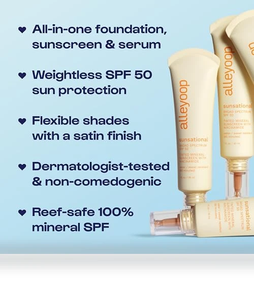 Tinted Moisturizer SPF 50 — Tinted Beauty Balms, ALLEYOOP