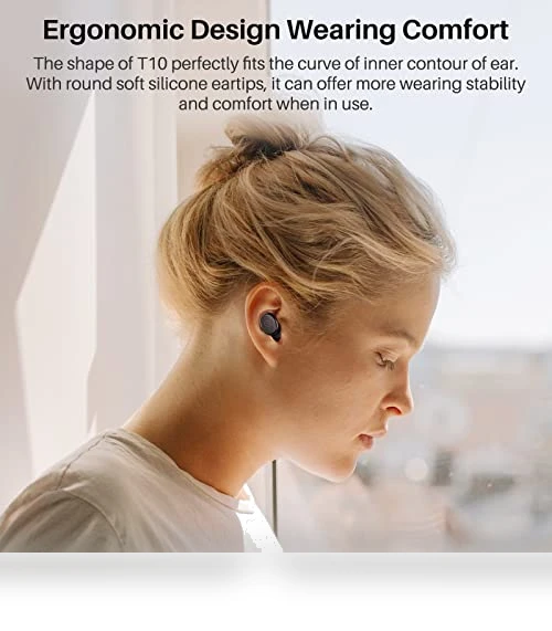 True Wireless Bluetooth Earbuds — In-Ear Headphones, TOZO