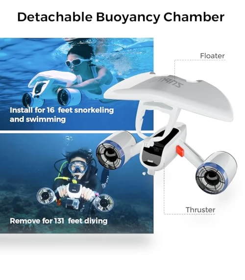 Underwater Scooter with Action Camera Mount — Action Cameras, sublue