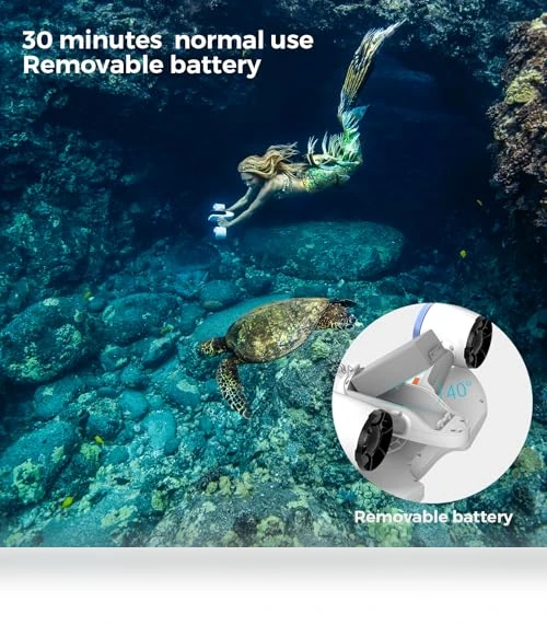 Underwater Scooter with Action Camera Mount — Action Cameras, sublue