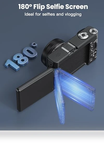 4K Digital Camera with WiFi — Compact Digital Cameras, SIXTARY