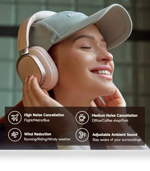 Active Noise Cancelling Headphones — In-Ear Headphones, EDIFIER