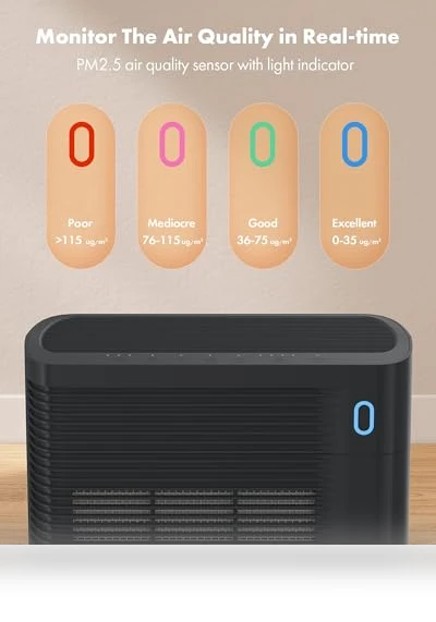 Air Purifier for Home Large Room — Activated Carbon Air Purifiers, Trucozie