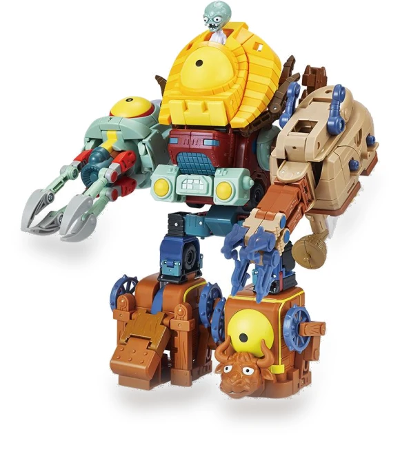 Alloy Plants vs. Zombies Transforming Mecha Robot Set — Playsets, Super Go