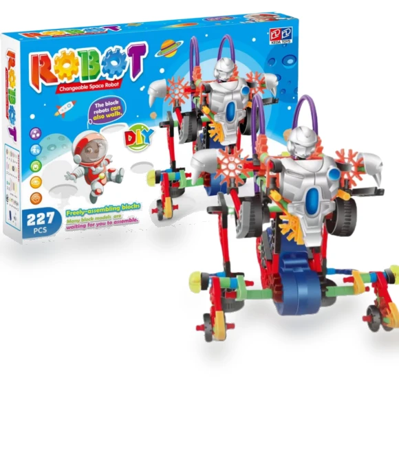 Electric Building Block Robot Toy — Construction Kits, Super Go