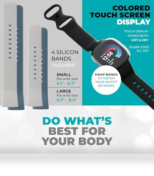 Health and Fitness Smart Watch — Wearable Accessories, Fitbit