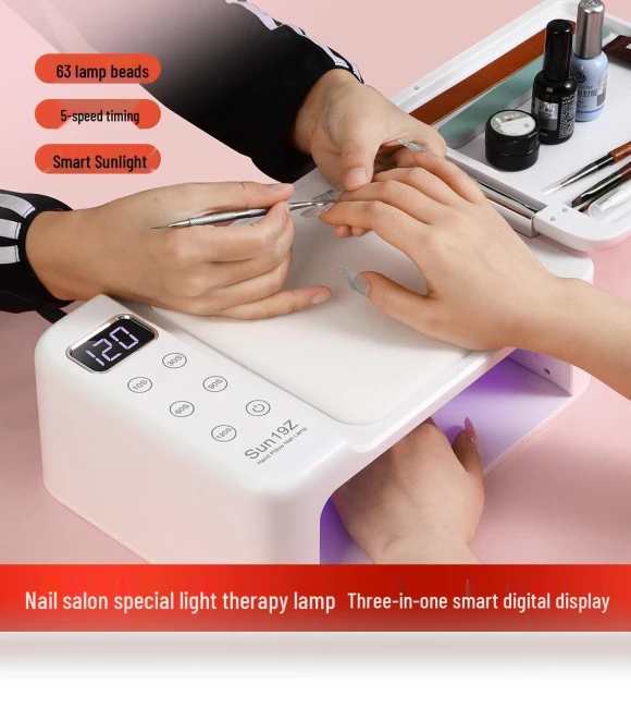 High Power Nail Drying Lamp with Smart Sensor and Hand Rest — Curing Lamps, The Million