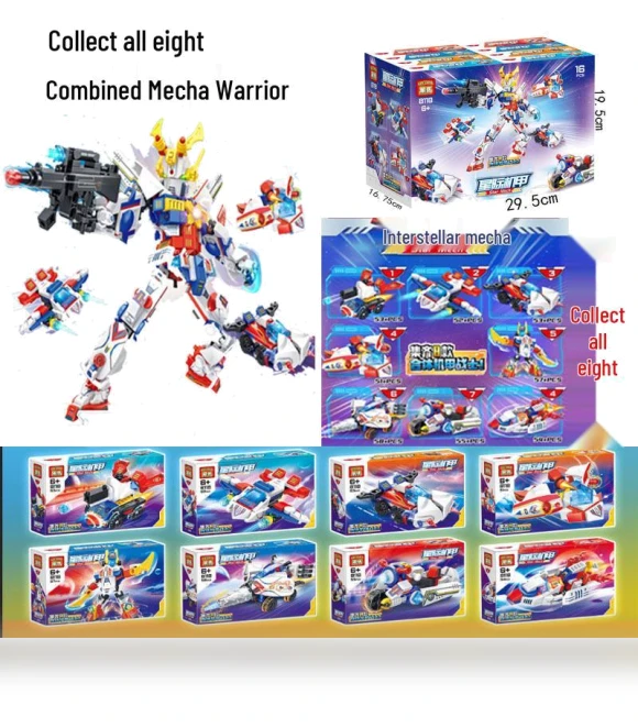 Interstellar Warrior Transforming Robot Set — Construction Kits, Super Go