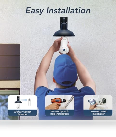 Light Bulb Security Camera — Smart Home Security, kalado