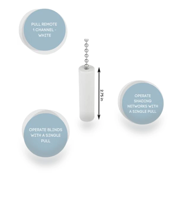 MotionBlinds Pull Remote 1 Channel Remote Control — Remote Controls, Coulisse