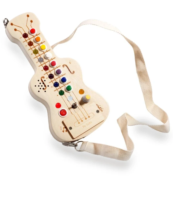 Music Busy Board Montessori Parish Toy — Infant & Early Childhood Playthings, Toys-Glory Fourall