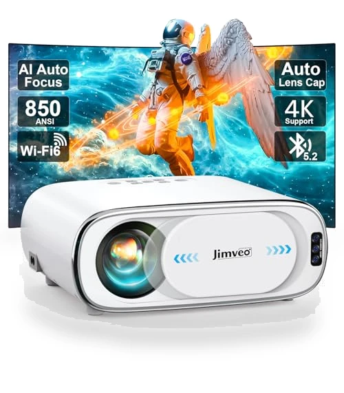 Outdoor-Projector 4K with WiFi 6 and Bluetooth — Home Theater Projectors, Jimveo