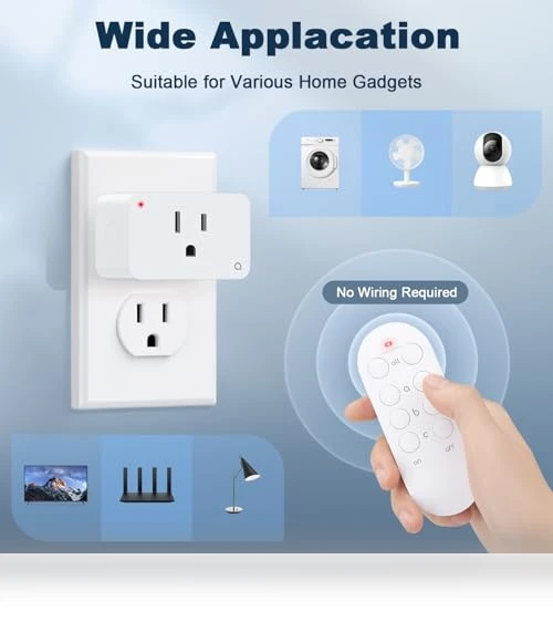 Remote Control Outlet Plug — Remote Controls, HOMATTER