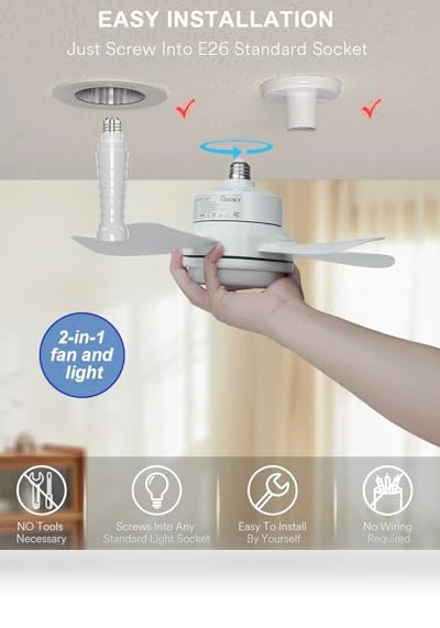 RGBW Color Changing LED Fan Light — Ceiling Fan Wall Controls, Ligency