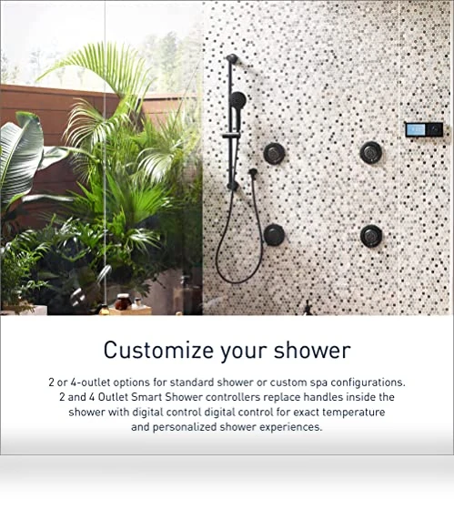 Smart Shower Digital Thermostatic Shower Valve — Shower Flow Control Valves, Moen