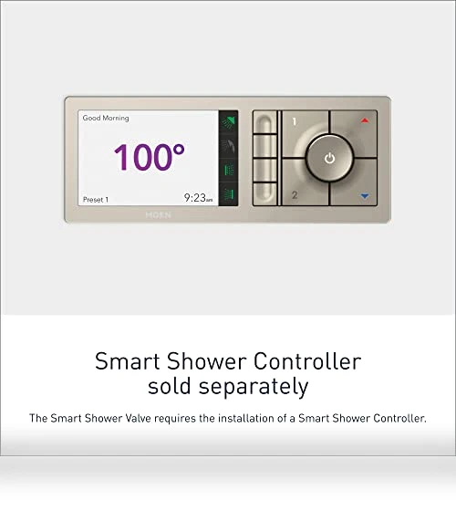 Smart Shower Digital Thermostatic Shower Valve — Shower Flow Control Valves, Moen