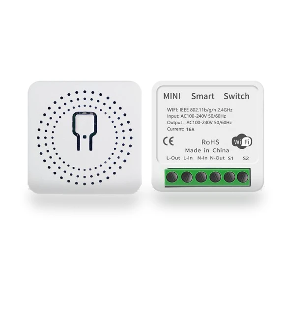 Smart Square Mini Contactor 16A WiFi — Smart Home Hubs & Controllers, TrendVibeCN