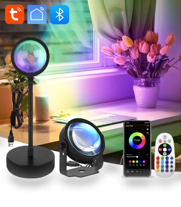 Smart Sunset Lamp Night Light — Night Lights, JOHO - CarGear