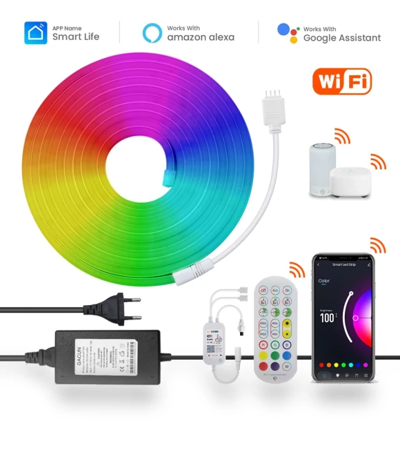 Smart WiFi Bluetooth LED Neon Light Strip — LED Strips, JOHO - CarGear