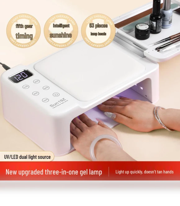 3-in-1 Gel Nail Dryer with Hand Rest & Sensor — Nail Dryers, The Million