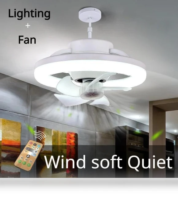 360° Rotating Ceiling Fan with LED Light — Ceiling Fan Lighting Solutions, YuTao Soliloquy
