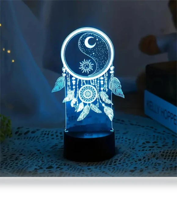 3D Dream Catcher Night Light — Creative Lighting Solutions, JOHO - CarGear