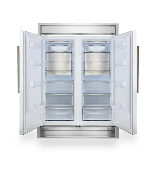 60" 2-Piece Convertible Refrigerator/Freezer Built-In with Modern Trim — Mini Fridges, Forno