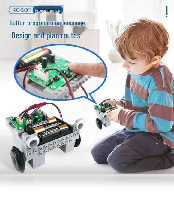 AI-Powered Toy Car for Elementary School Students — Construction Kits, Super Go