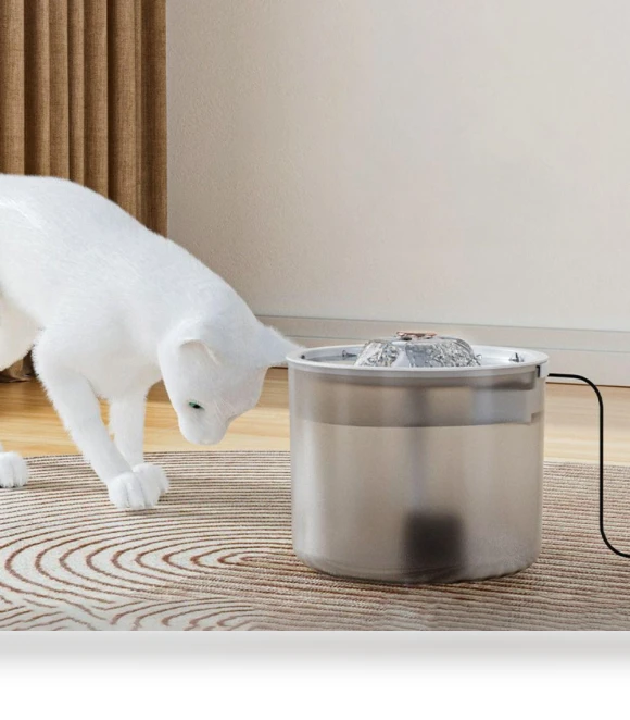 Automatic Silent Pet Water Dispenser — Feeding Supplies, Zhongqin