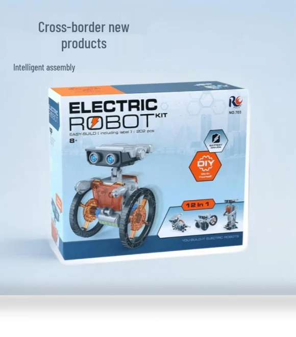 Electric Self-Assembly Robot Kit — Construction Kits, Super Go