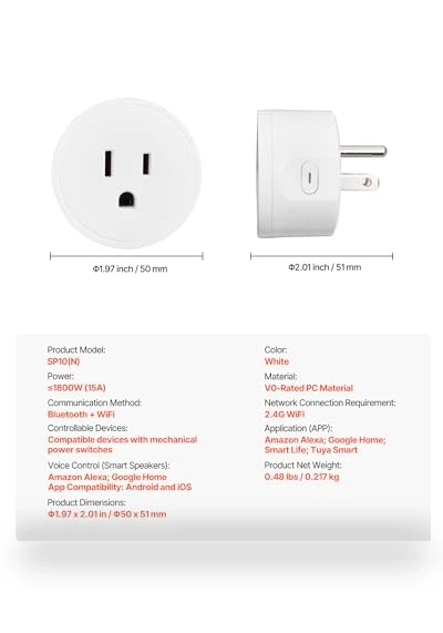 Smart Plug — Smart Home Hubs & Controllers, VEVOR