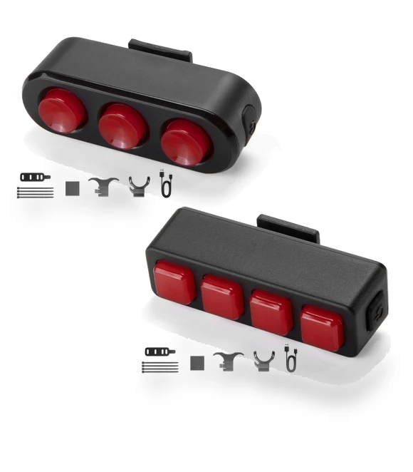 Smart Rear Bike Light with Long Battery Life — Bike Headlights, ZY-Sport-N