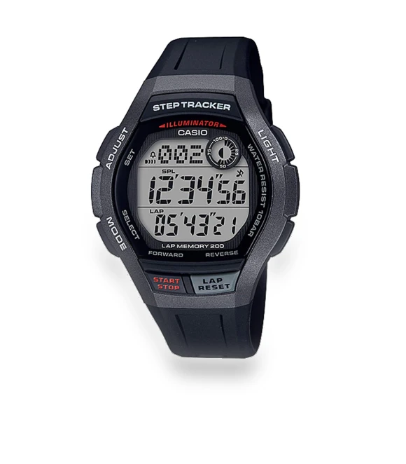 Sports Gear Step Tracker Watch — Fitness & Activity Monitors, Casio