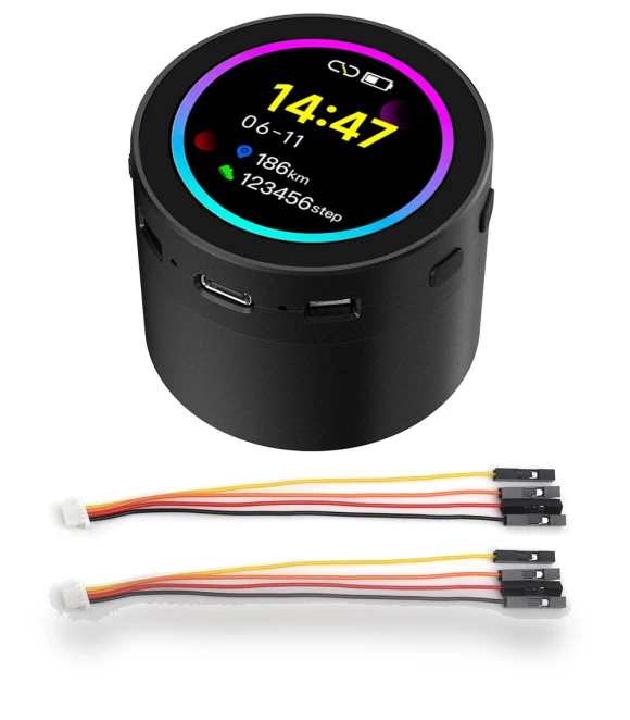 1.85inch Round LCD Development Board with Smart Speaker — Single Board PCs, Waveshare